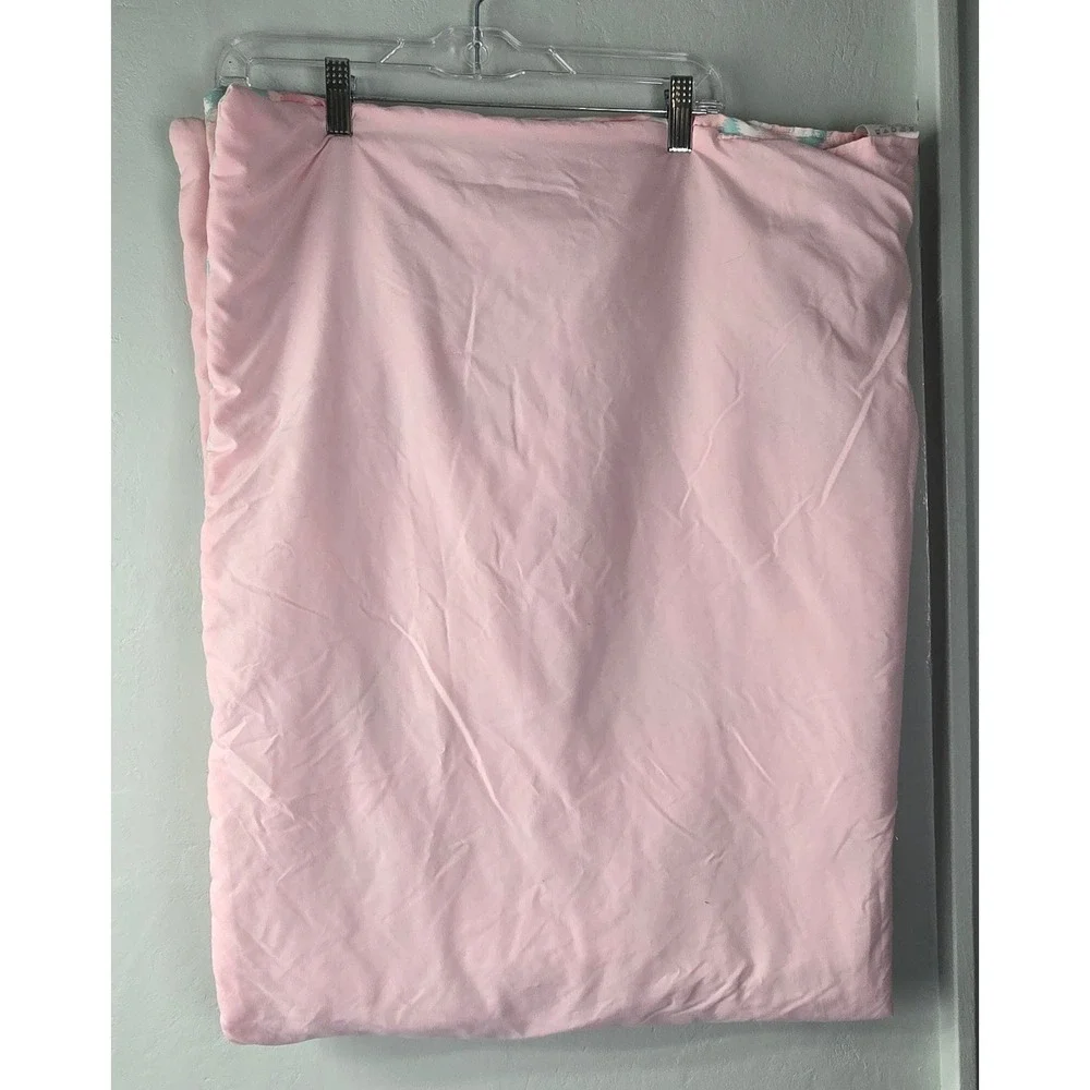 Carters Kids Southwestern Geometric Print Pink Teal Comforter 41.5